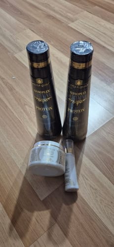 Customer photo review of Nanoplex Arginina™ Hair Straightening Nanoplastia Protein 1L/1000ml (33.8 fl. oz)