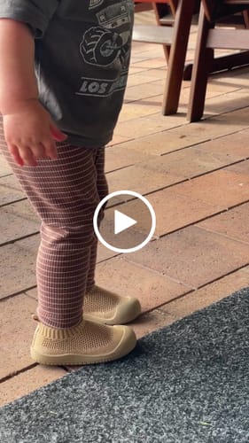 Jessica J. review of SOHLS® Slip-on Toddler Shoe – Sandstone Brown image 1 out of 1