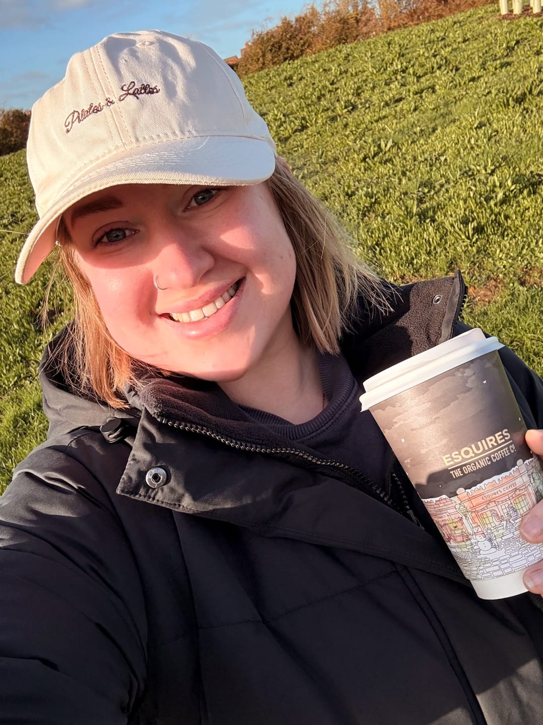 Customer photo review of Pilates & Lattes Cap