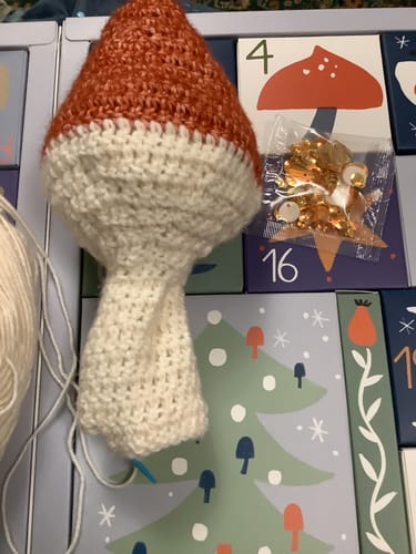 Customer photo review of The Curate Crochet Box Advent 2025