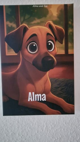 Customer photo review of Dein Haustier als Cartoon - Individuelle Leinwand