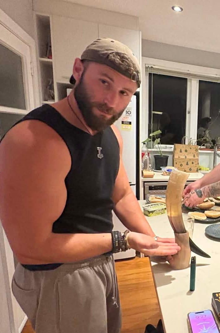 Customer photo review of Serpent's Fury Drinking Horn