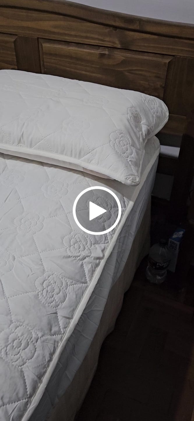 Customer video review of Protector de Colchon Anti-Liquidos Milhome