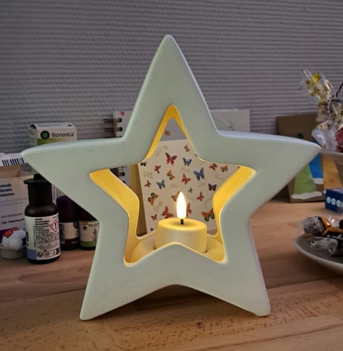 Customer photo review of LED Fyrfadslys 2 stk. Hvid