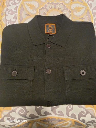 Wayne S. review of Cigar Sweater Jacket # SWJ1507 Black image 1 out of 1