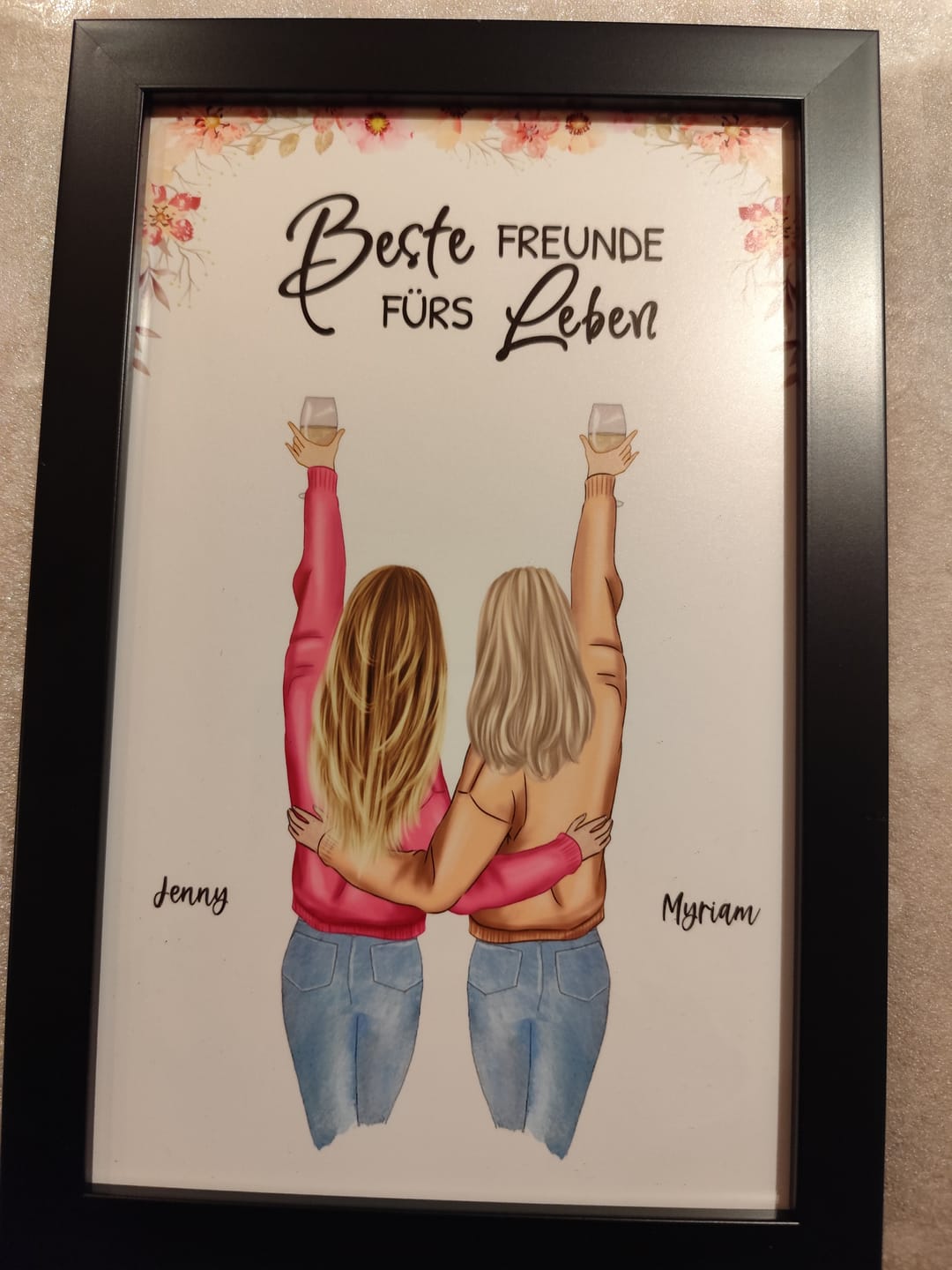 Customer photo review of Best Friends Forever - Personalisiertes Poster