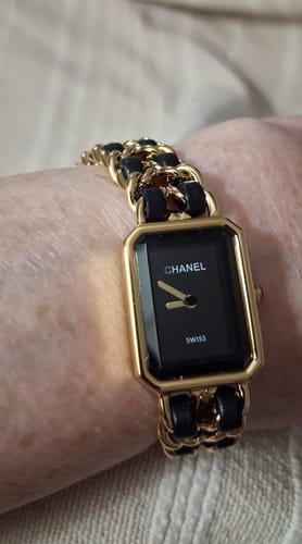 Customer photo review of PREMIERE ROCK PINK GOLD CASE BLACK LEATHER