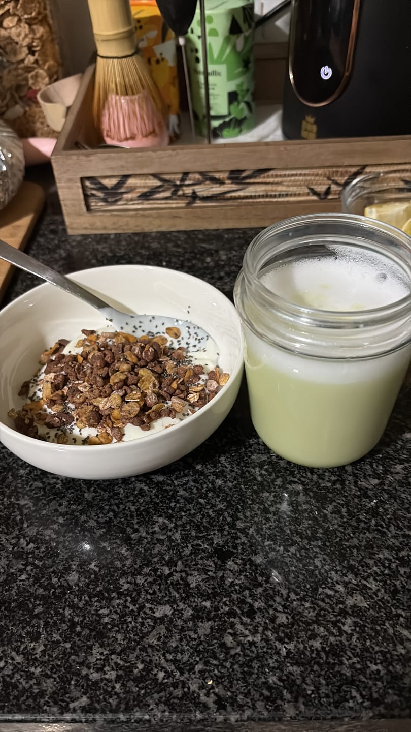 Customer photo review of Té Matcha Premium Mango