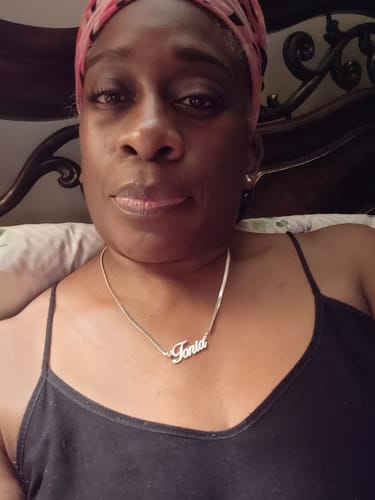 Customer photo review of Personalized Name Necklace