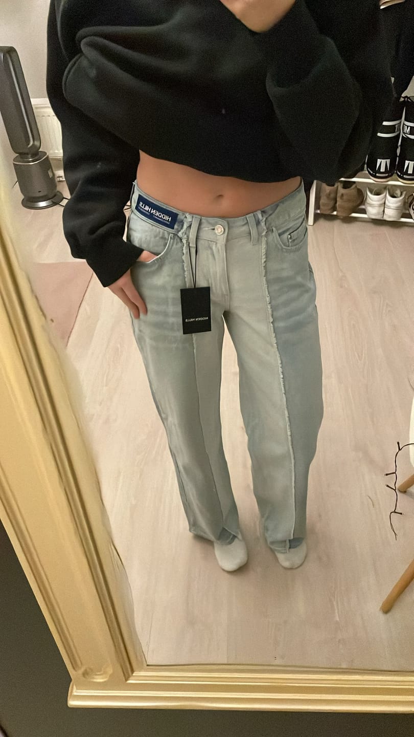 Customer photo review of REWORKED JEANS