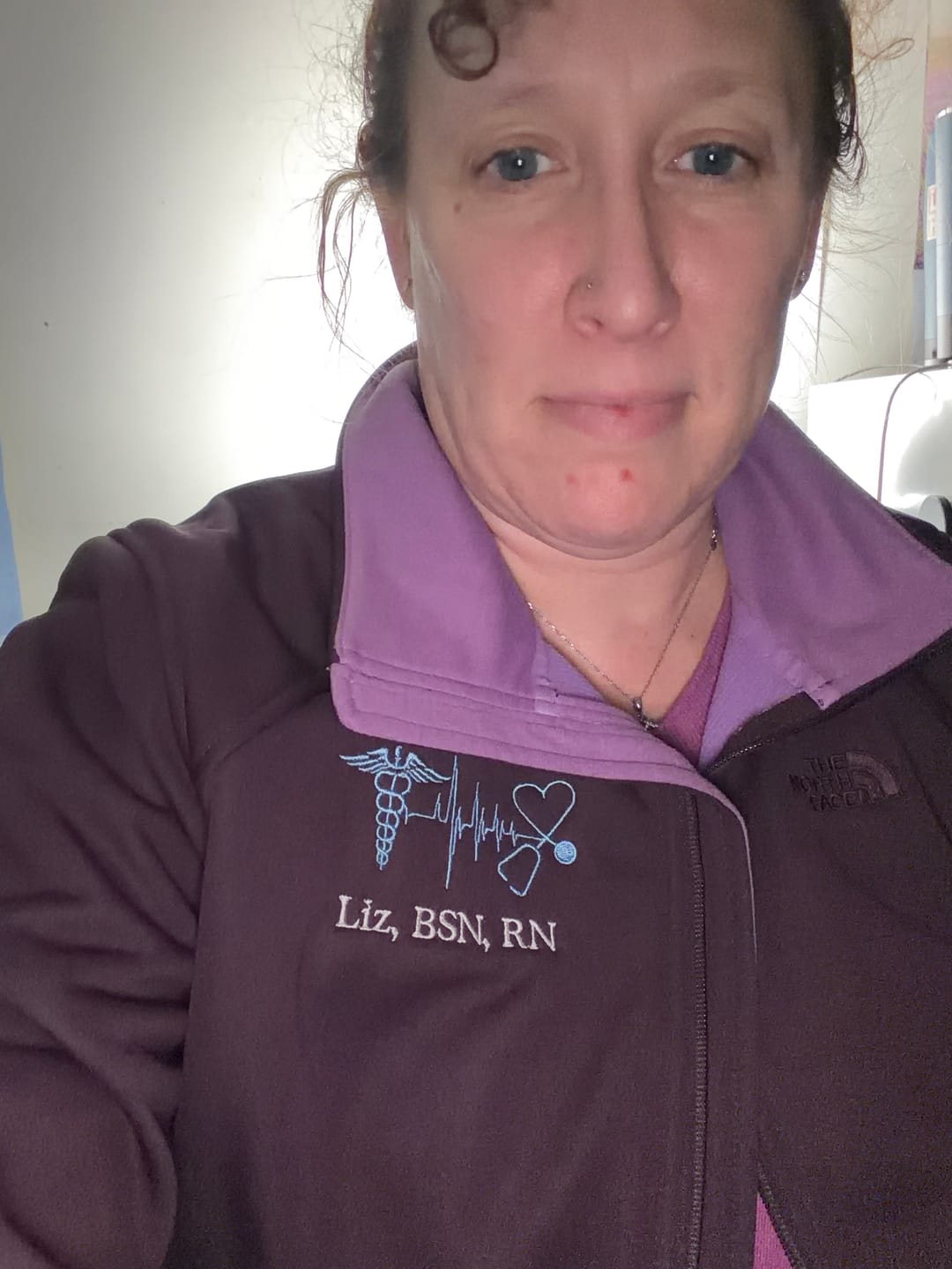 Customer photo review of The North Face® Ladies Ridgewall Soft Shell Jacket