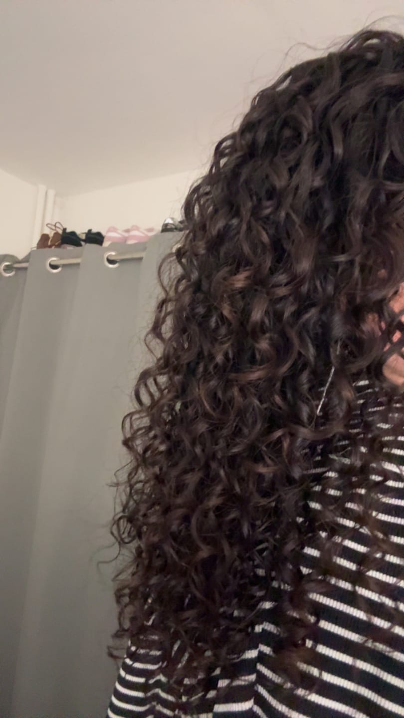 Customer photo review of Soin repulpeur de boucles 250ml