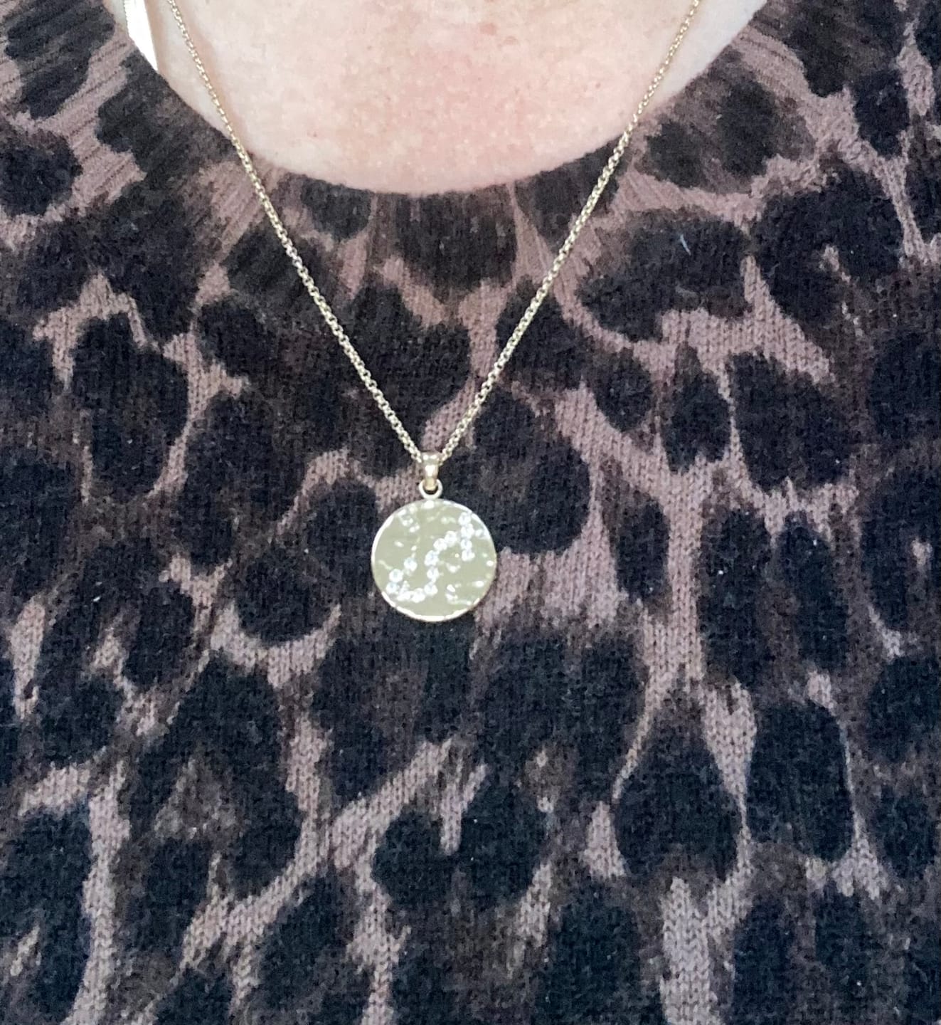 Customer photo review of Zodiac Necklace
