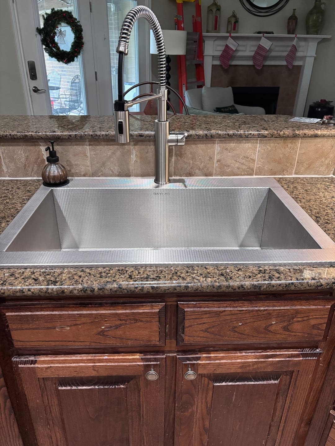Customer photo review of Topmount Sink - Stainless Steel