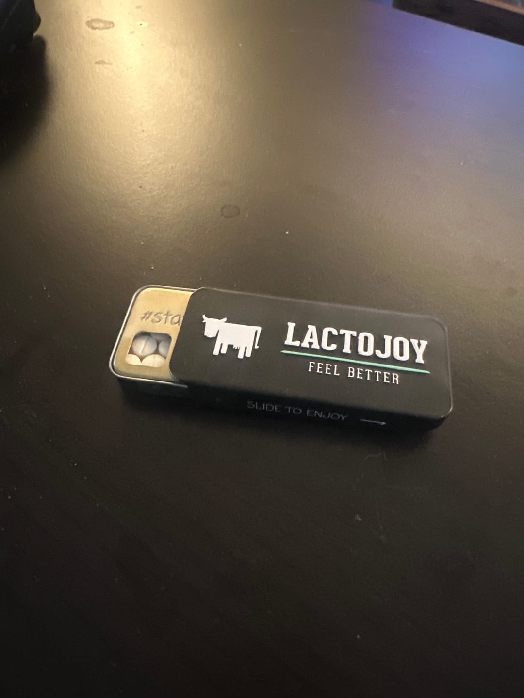 Customer photo review of LactoJoy Lactase Pills - 14.500 FCC - 80 pcs