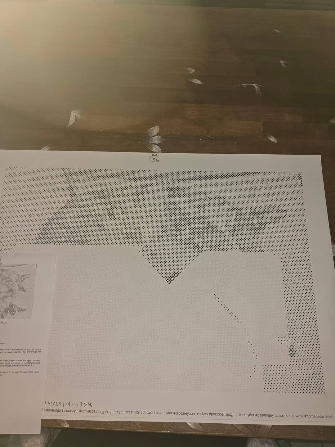 Customer photo review of Custom Photo Dot Painting Kit