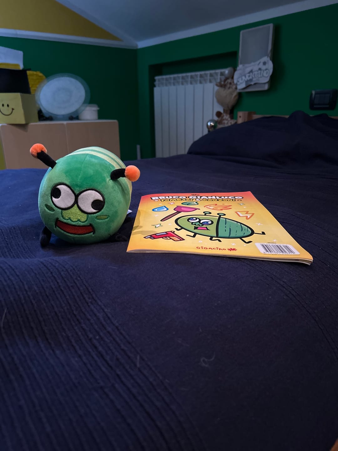 Customer photo review of Peluche Bruco Gianluco + Albo Fumetti e Canzoni!