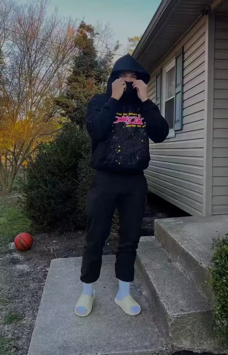 Customer photo review of Sp5der Hoodie