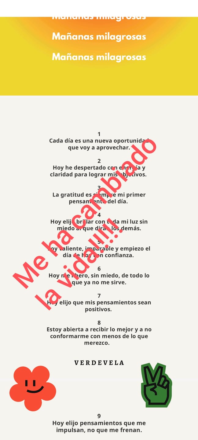 Customer photo review of Tu mantra del día | Afirmaciones para despertar tu mejor versión