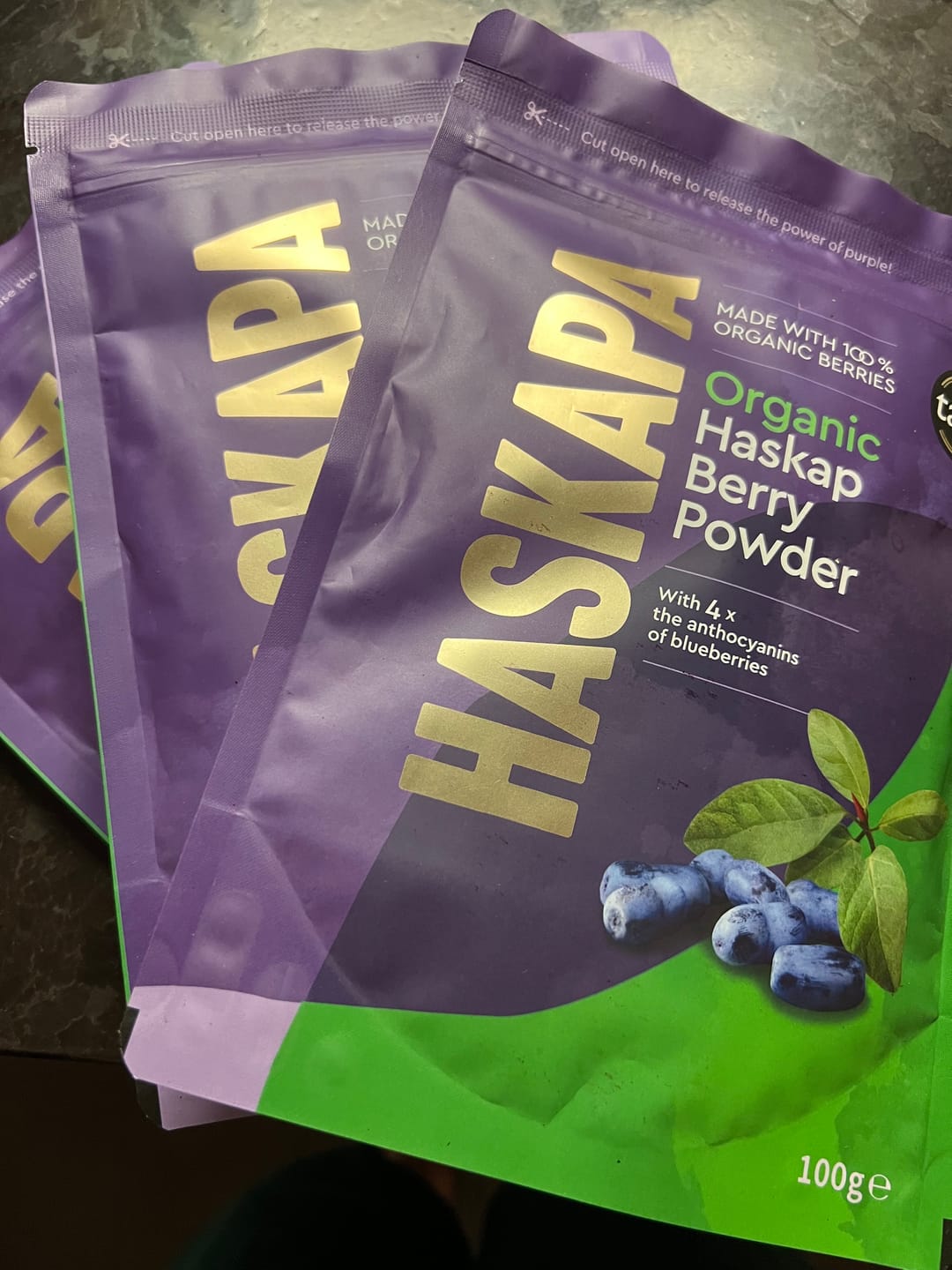 Customer photo review of Triple Pack - Haskapa Organic Superfood Berry Powder