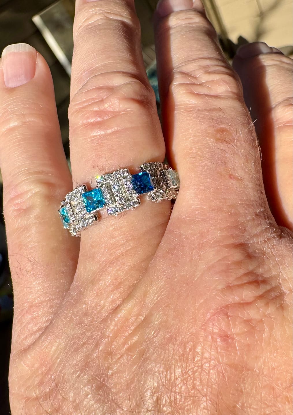 Customer photo review of Océan Bleu Ring