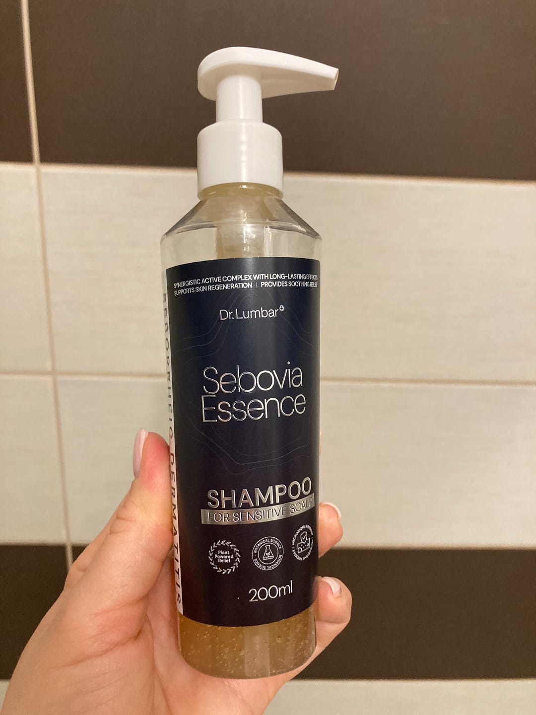 Customer photo review of Sebovia Essence Seborrhea Dermatitis Sampon érzékeny bőrre