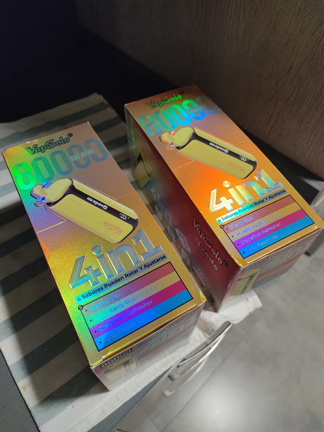 Customer photo review of VAPSOLO Quads 80k 4en1