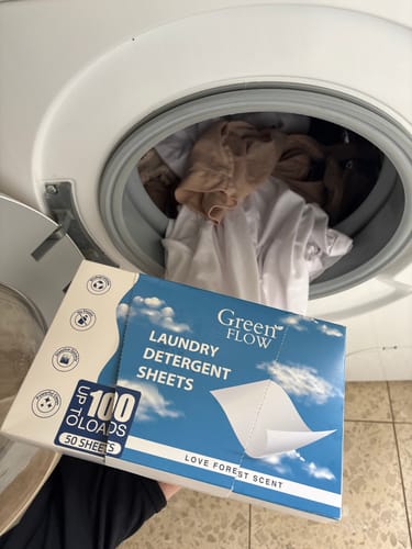 Customer photo review of דפי ניקוי כביסה
