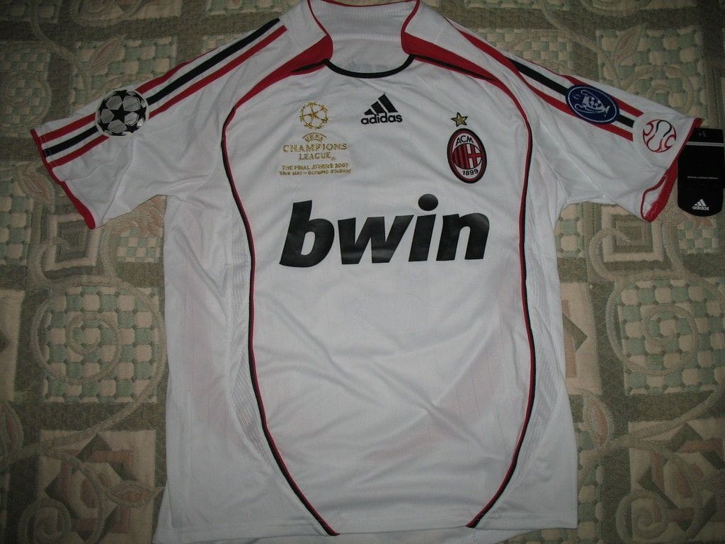 Customer photo review of AC MILAN 06/07 AWAY JERSEY