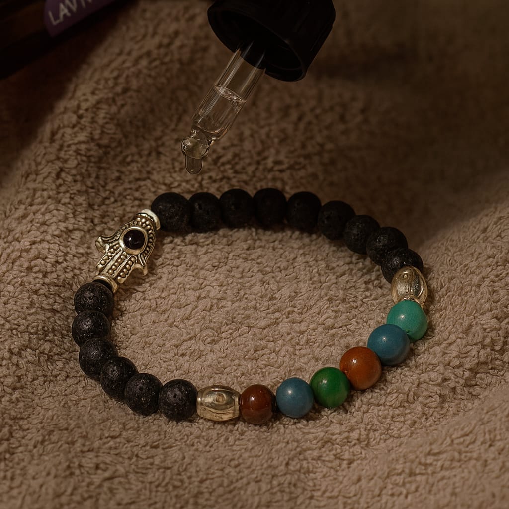 Customer photo review of Premium Multi-Stone Healing Bracelet, Vastu Remedy for Blood Pressure & Stress Relief