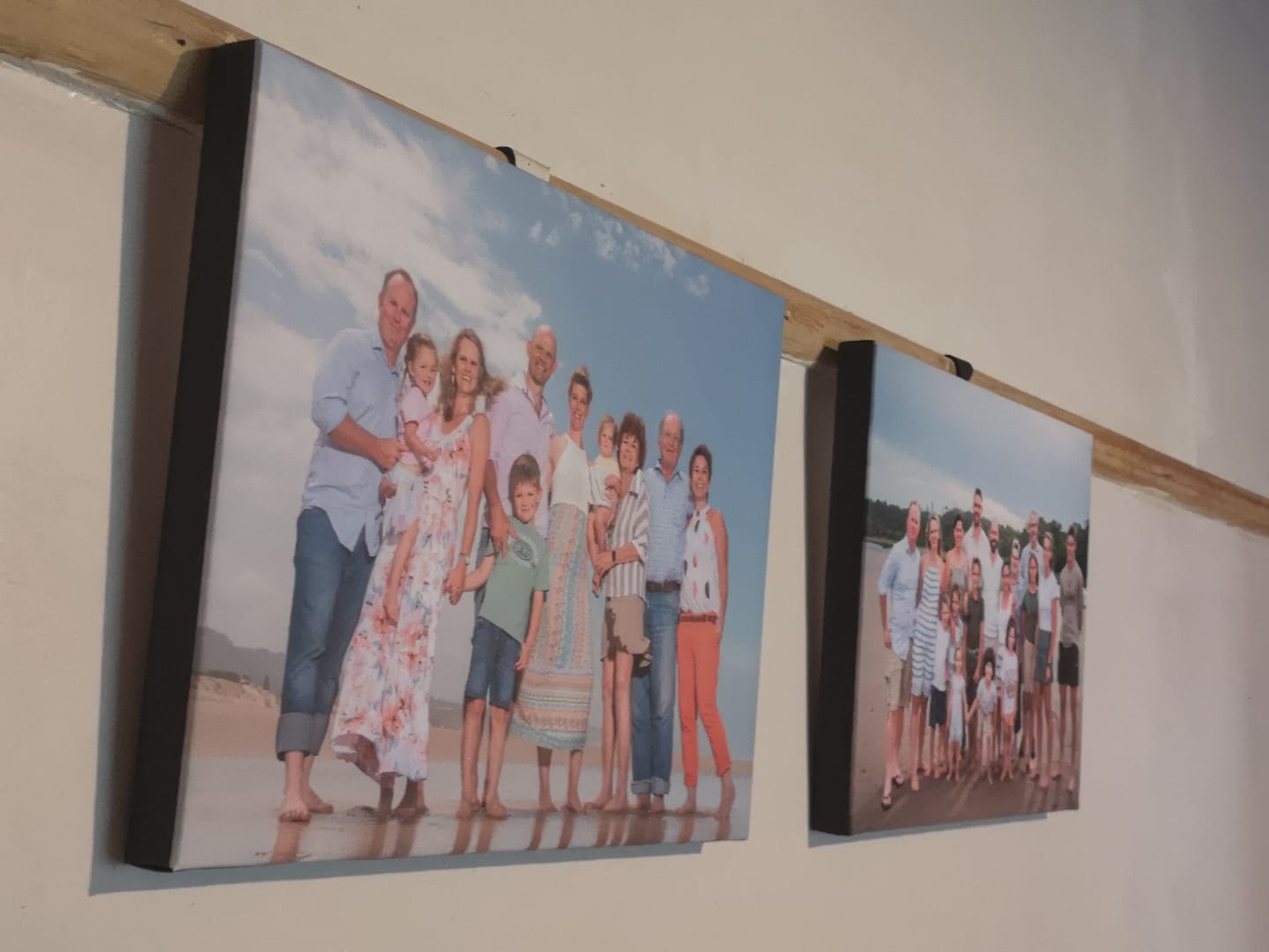 Customer photo review of 3 x A3 Canvas Combo