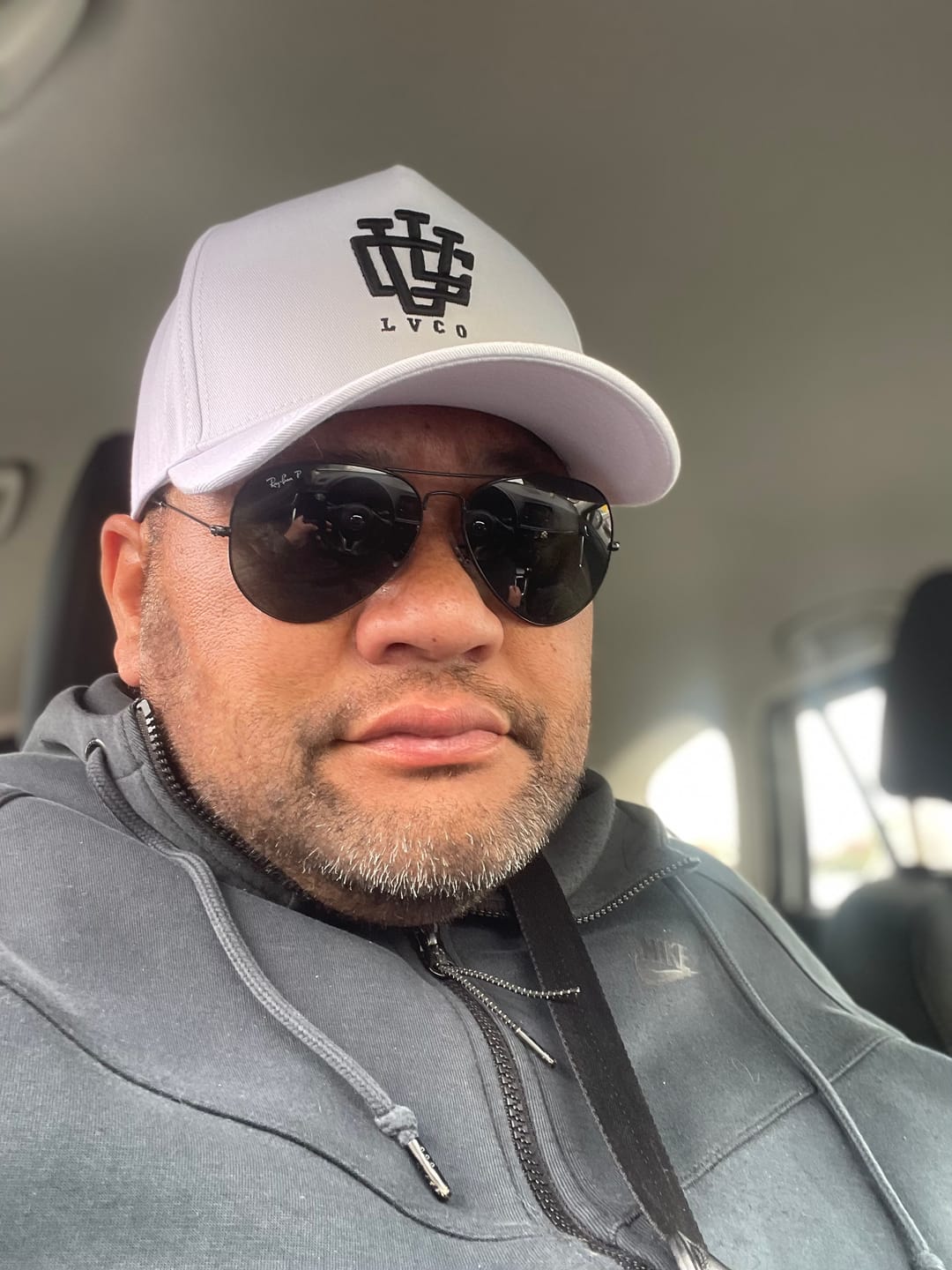 Customer photo review of ULTRA FIT White A-Frame Snapback