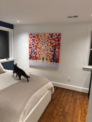 Customer review photo for Colorful Painting #CA028