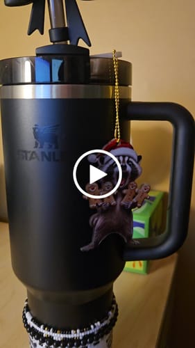 Customer video review of Black & White Tumbler Bracelet Stack -fits 30-40oz