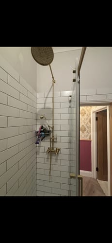 Customer photo review of Black Fast Flow 90mm Shower Waste
