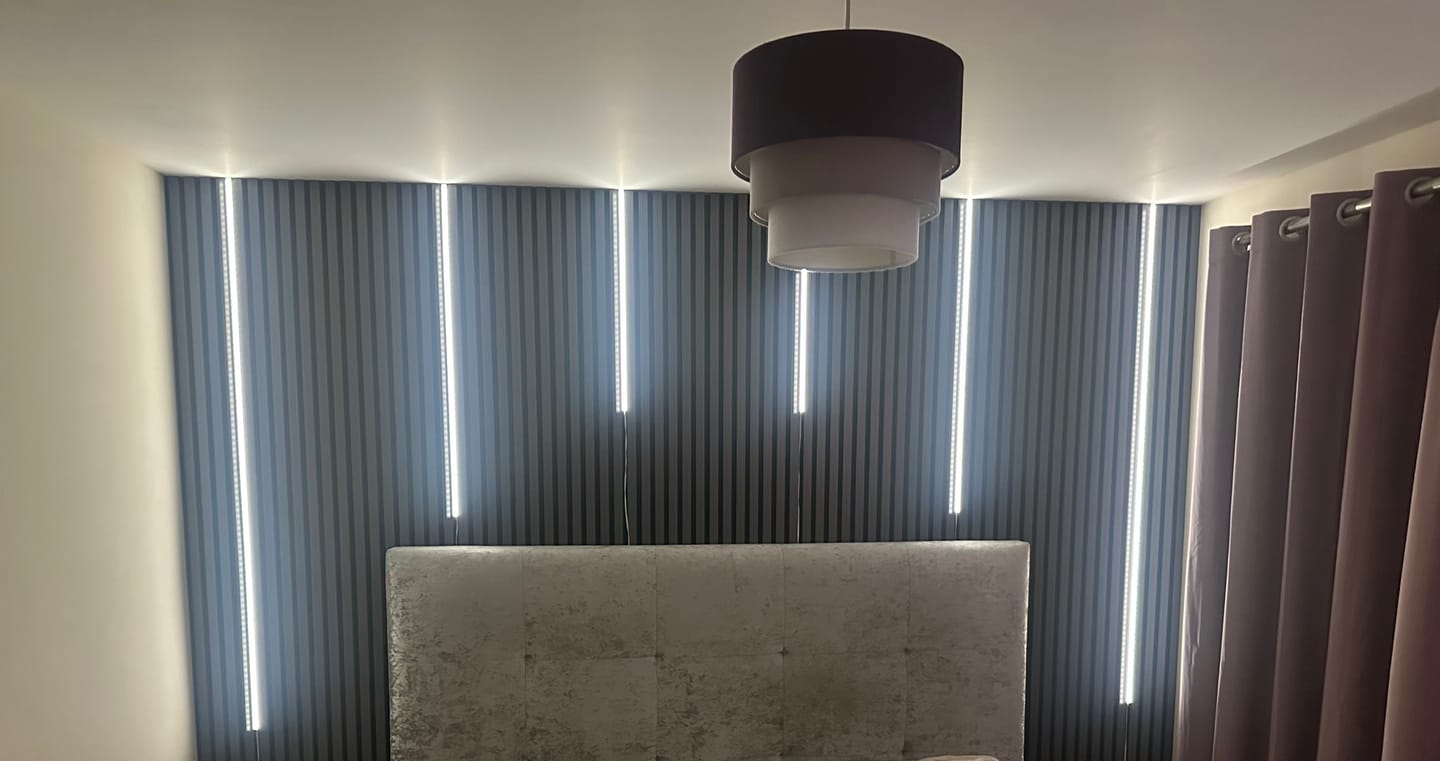 Customer photo review of Wall Panel LED Lighting Strip Kit