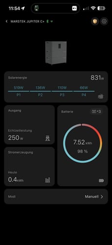 Customer photo review of Marstek JUPITER-C Plus 2,56 kWh Erweiterungsakku für Balkonkraftwerke