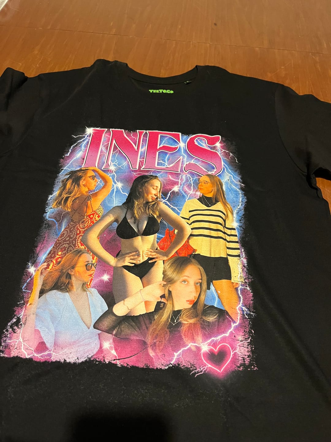 Customer photo review of BOOTLEG T-SHIRT GIORGIA TEMPLATE