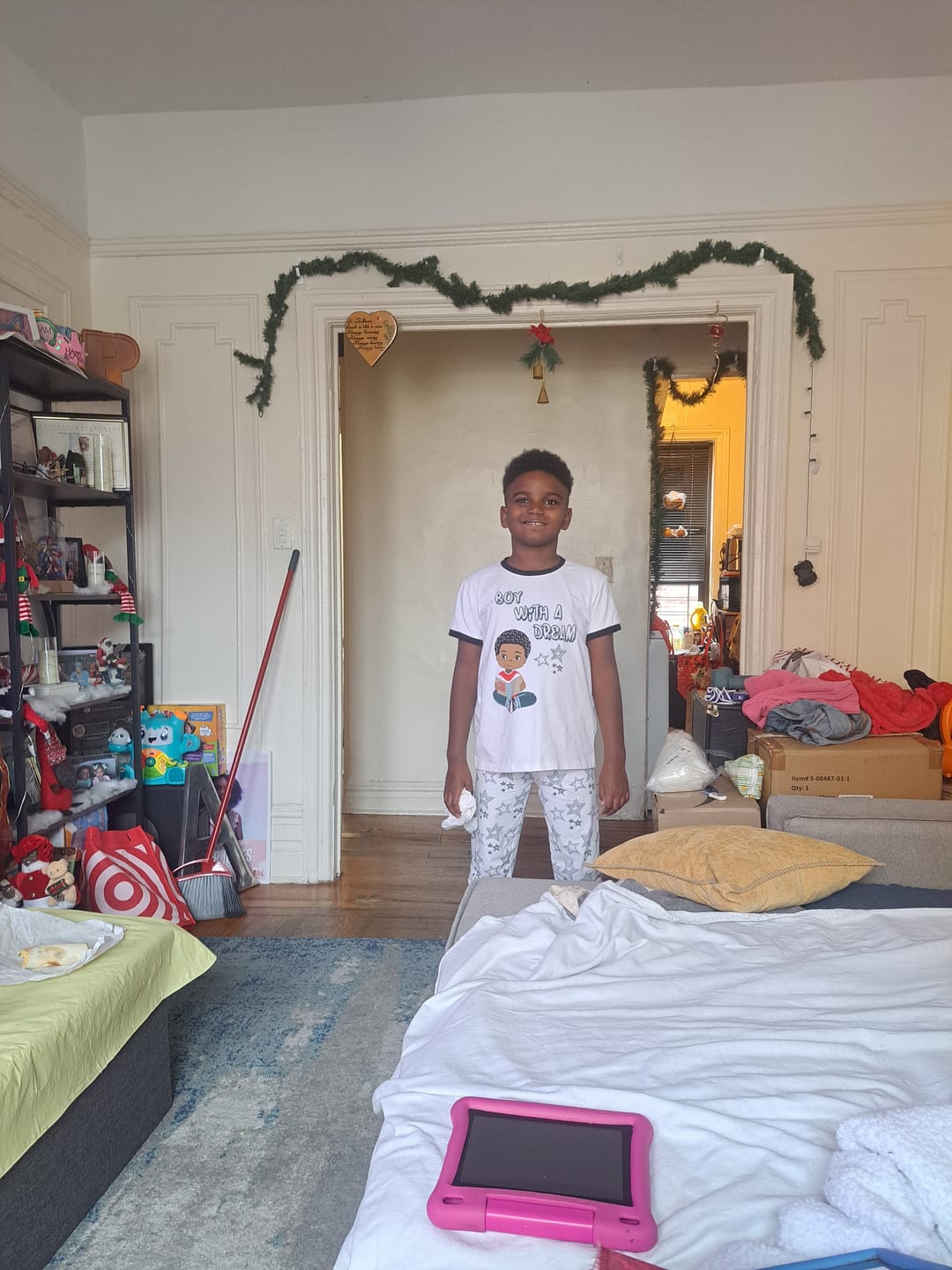 Customer photo review of BOY WITH A DREAM READING BOOKS PAJAMA 2 PC SET SIZE TODDLER 2T - 14