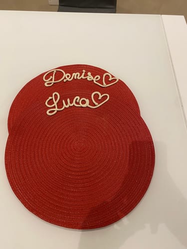 Denise B. review of Tovaglietta Americana Personalizzata con Nome image 1 out of 1