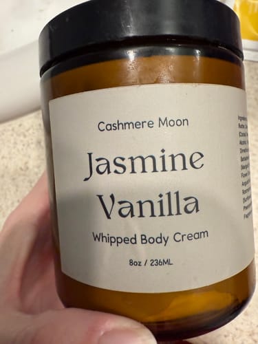 Customer photo review of Jasmine Vanilla Whipped Body Cream