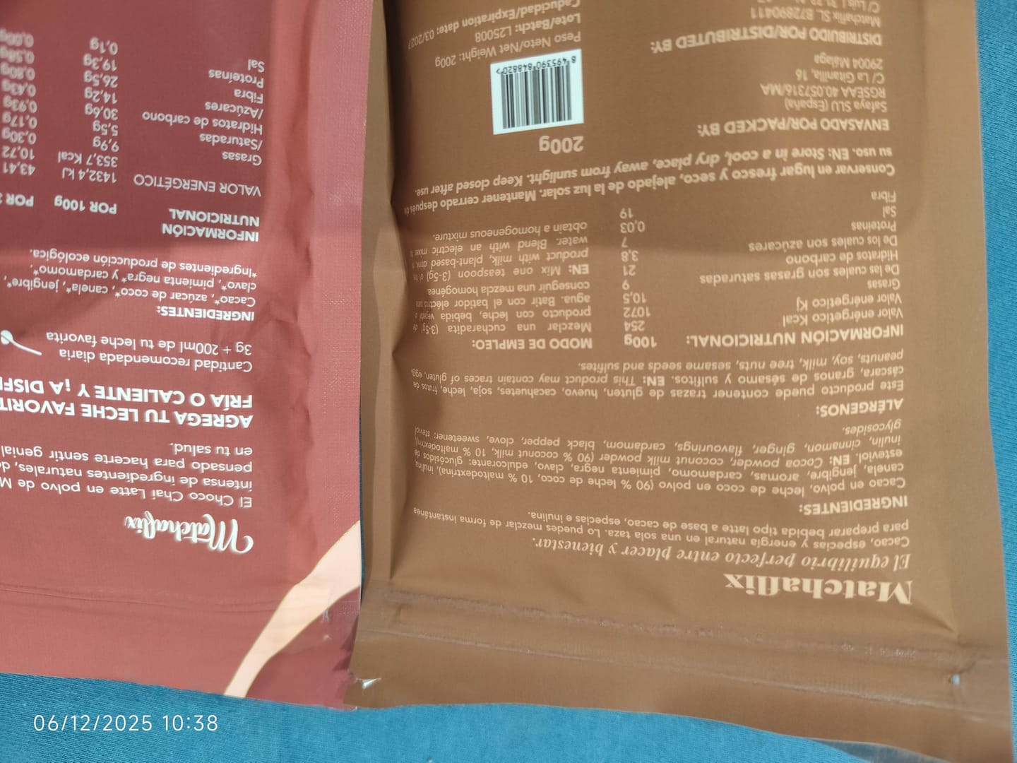Customer photo review of Choco Chai Latte