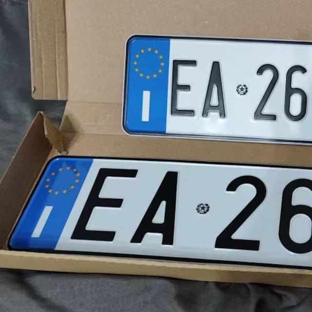 Customer photo review of REPLICA TARGHE ITALIANE – PERSONALIZZATA