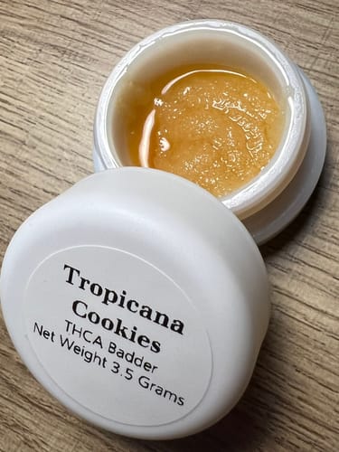 Customer photo review of Tropicana Cookies | THCA Badder