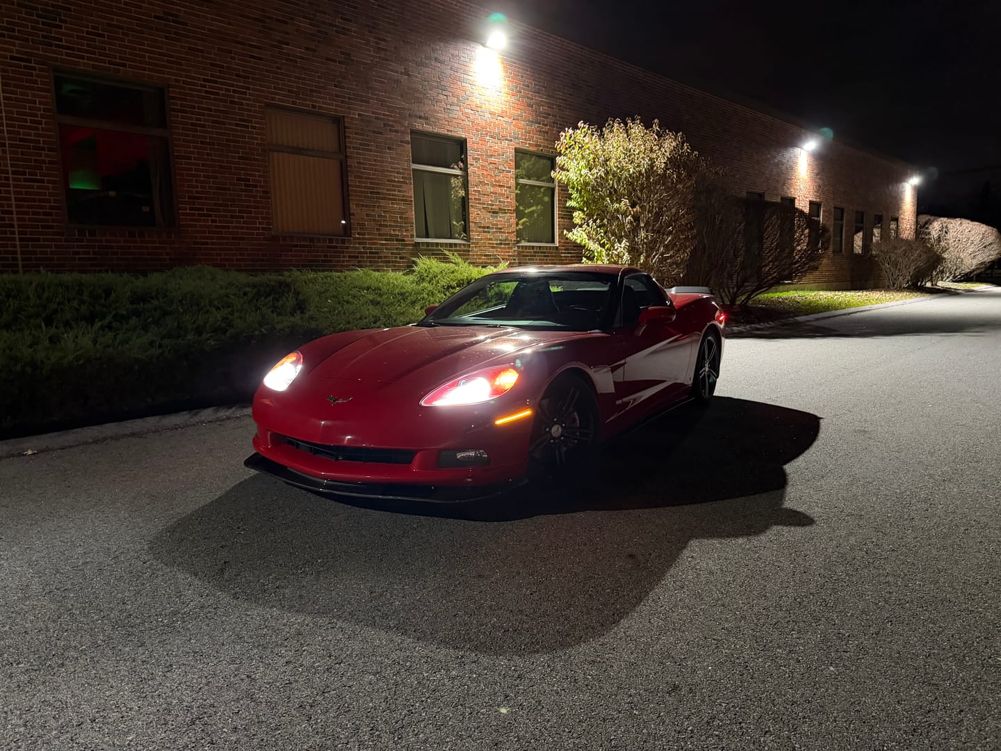 Customer photo review of Corvette C6 Base Extended Front Splitter Lip | ZR1 Conversion Package