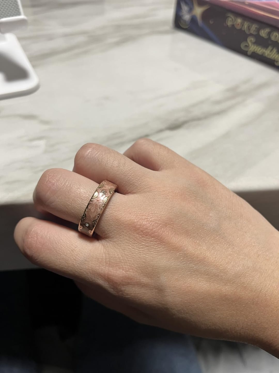 Customer photo review of Pulserive Solara Smart Ring, Sleep Tracker, Activity & Fitness Tracker, Blood Pressure& Oxygen Tracker
