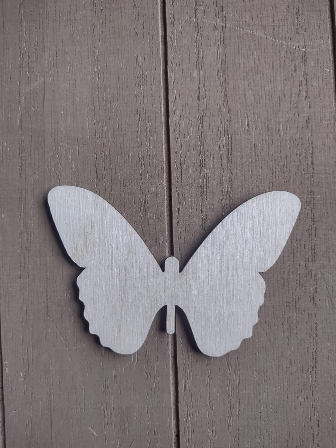 Customer photo review of Unfinished Wood Butterfly Silhouette - Craft- up to 46" DIY