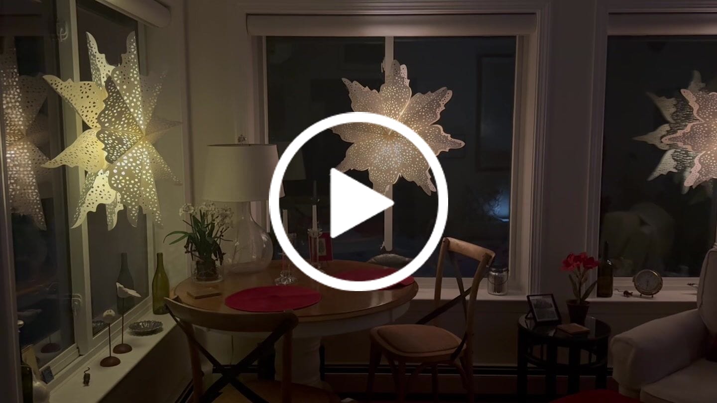 Customer video review of Fantado MoonBright 12-LED Multi-function Remote Controlled Light for Paper Lanterns, Warm White (Battery Powered)