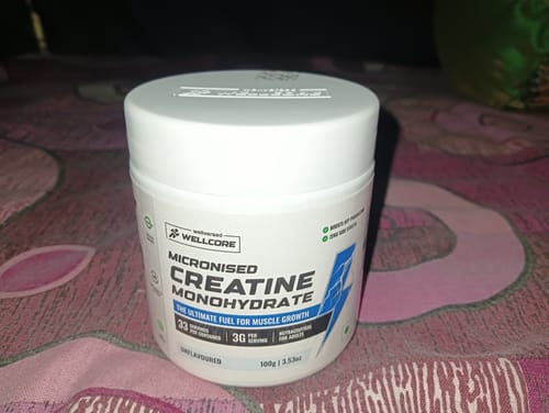 Raval J. review of Wellcore - Micronised Creatine Monohydrate (100g, 33 Servings) image 1 out of 1
