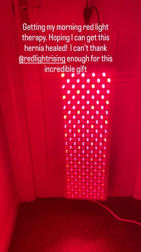 Customer photo review of The Advantage 2.0 Series - Red Light Therapy Full Body Panel